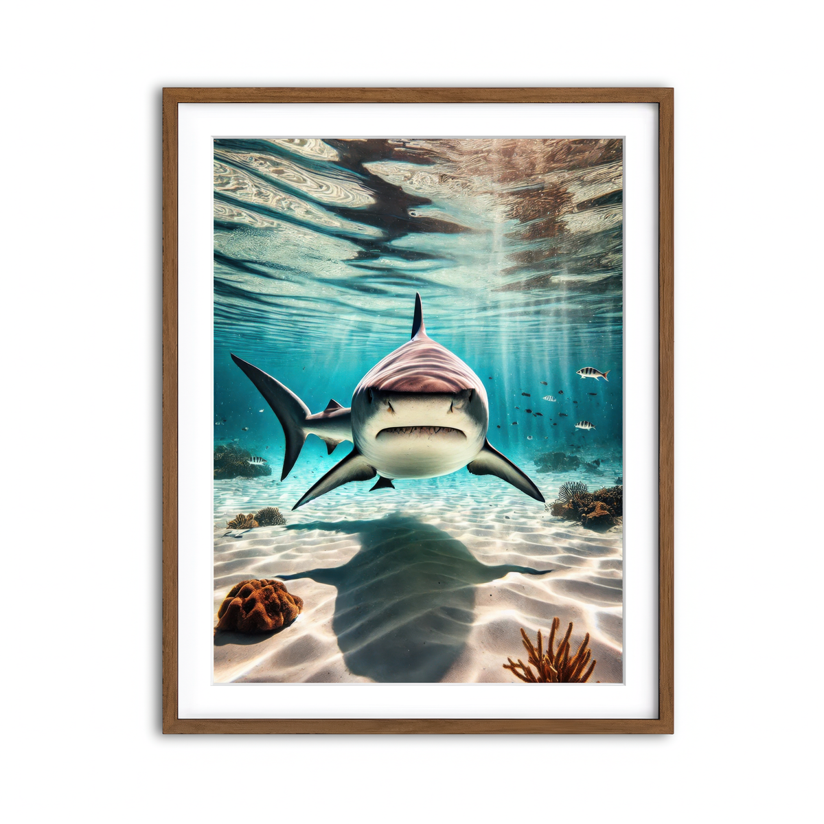 Framed Print 3x4 Walnut