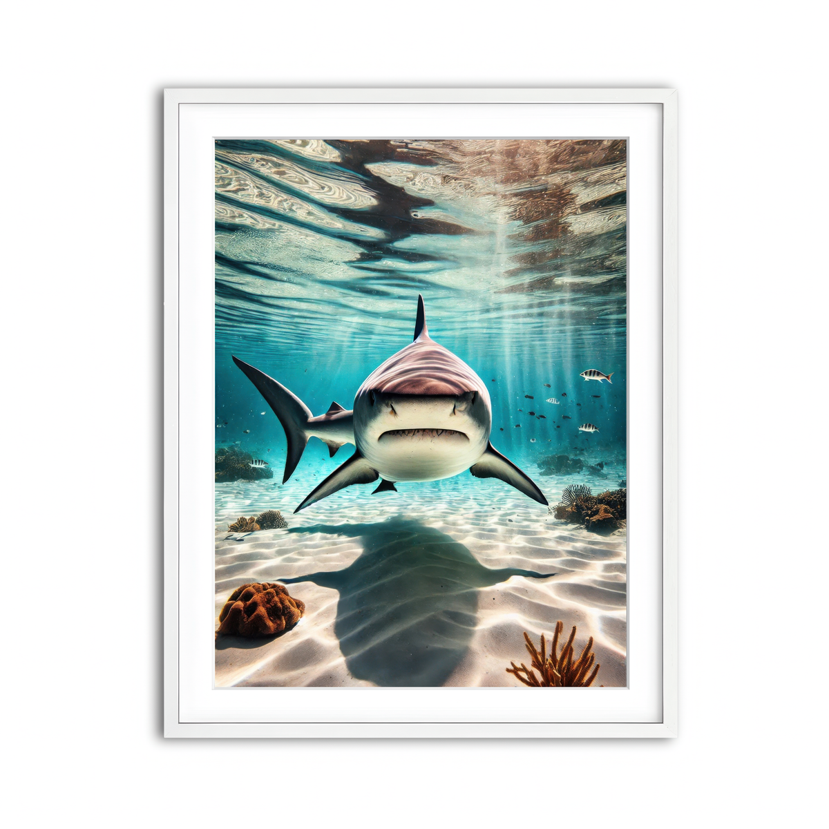 Framed Print 3x4 White