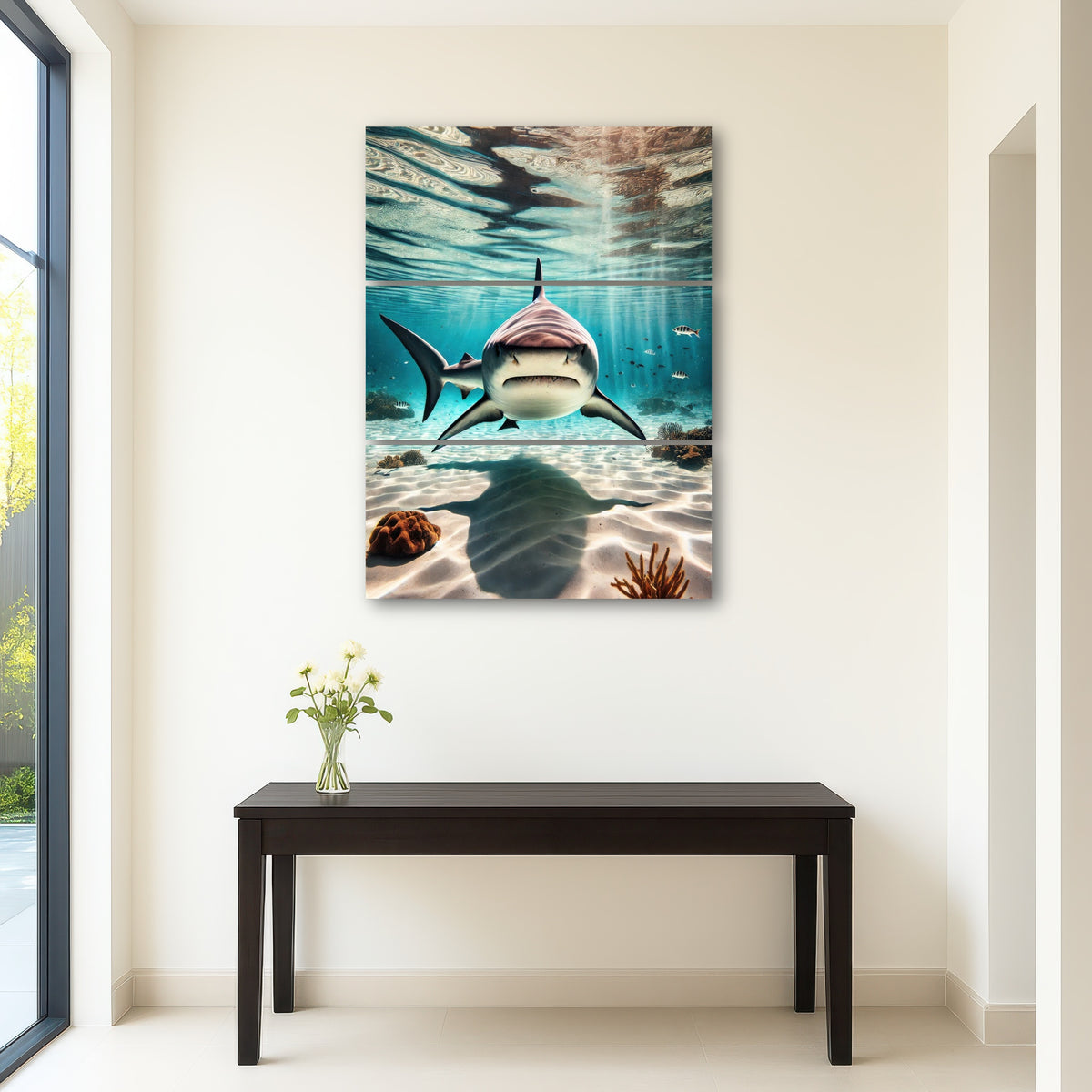 AUTO-MOCKUP ROOM | Bull Shark in Shallow Waters
