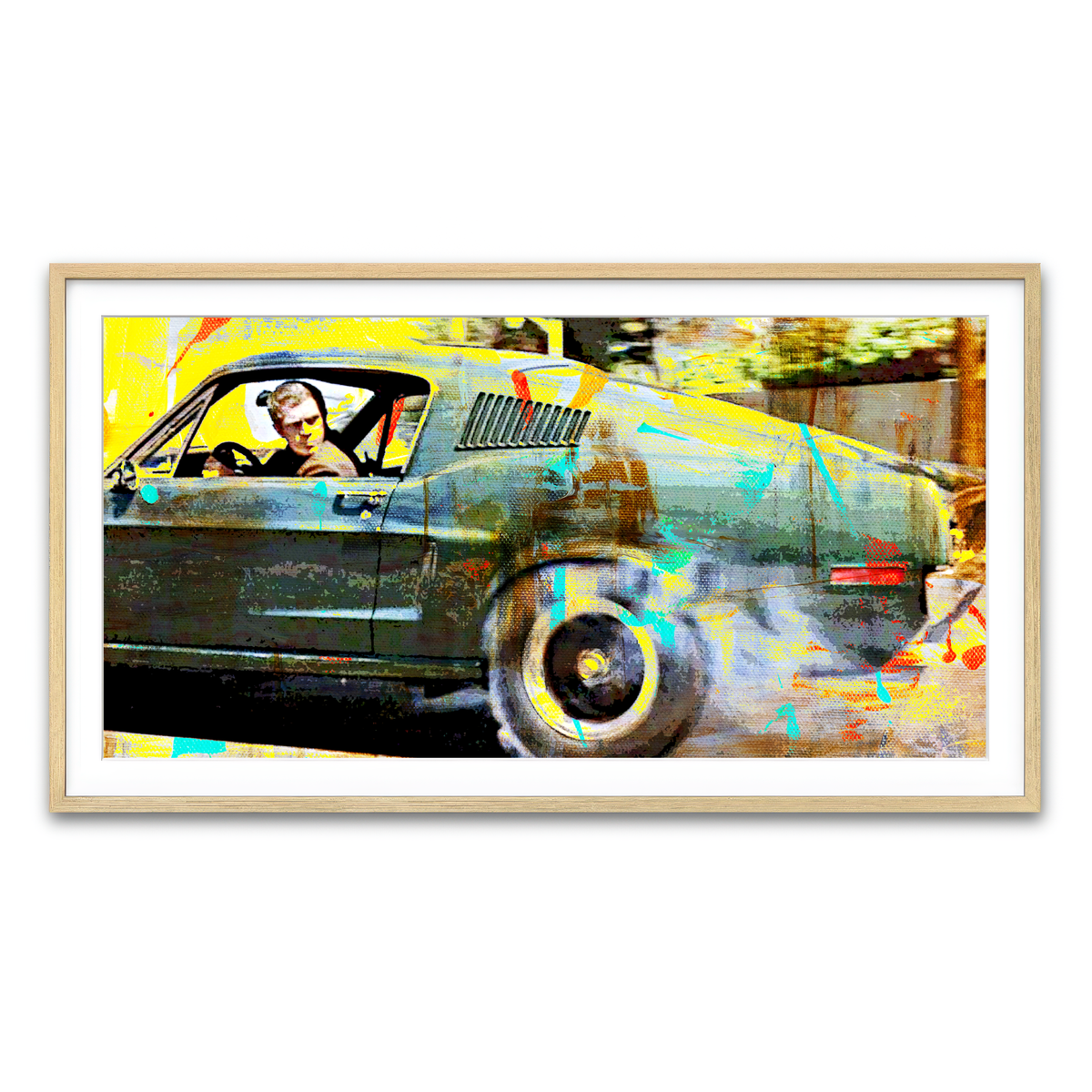 Framed Print 2x1 Natural