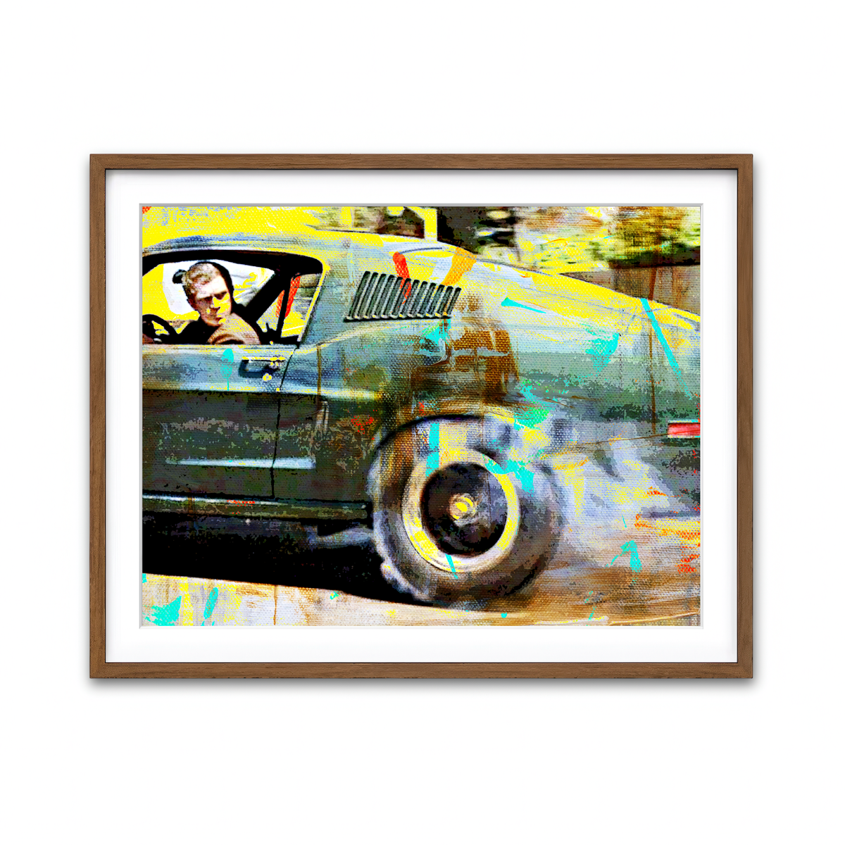 Framed Print 4x3 Walnut