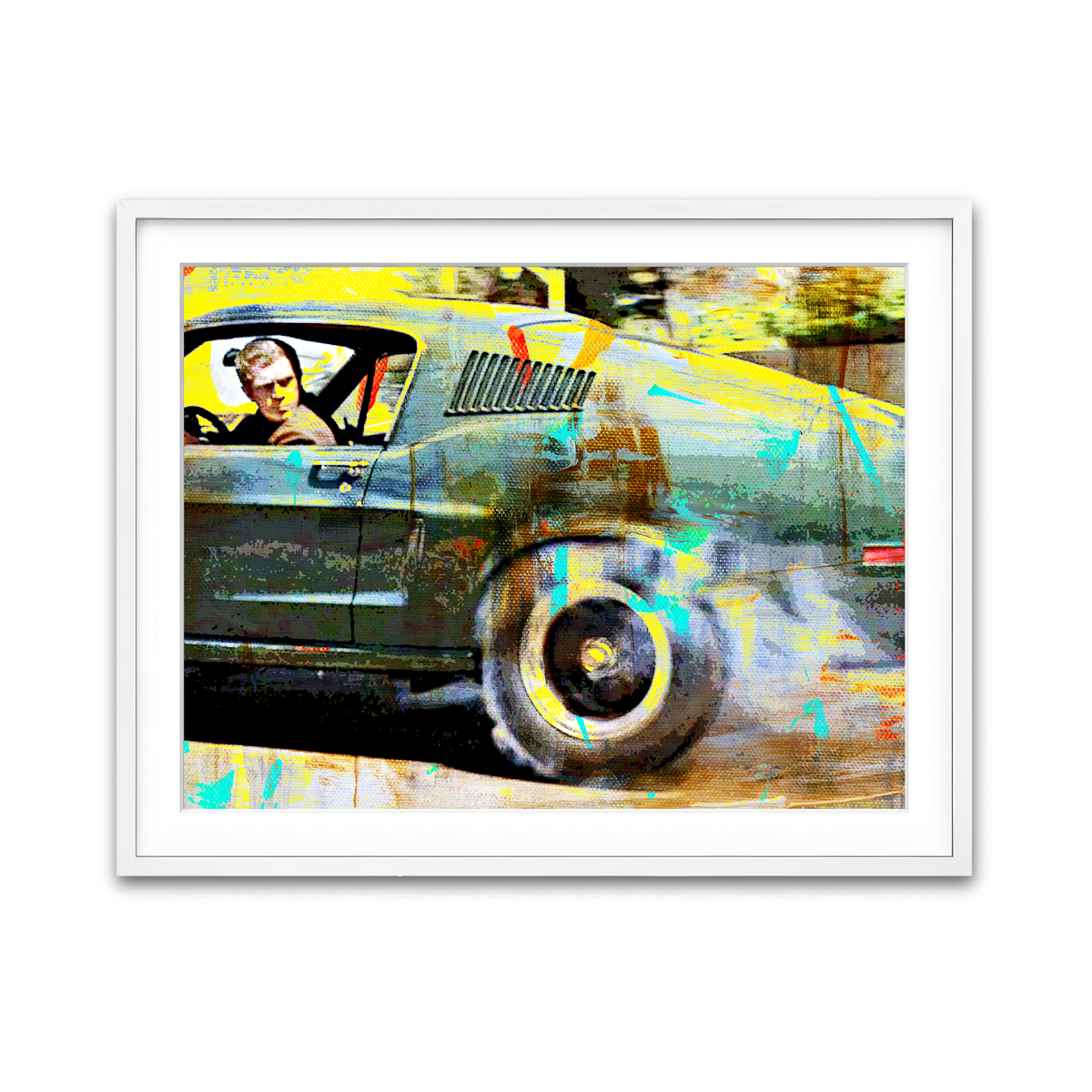 Framed Print 4x3 White