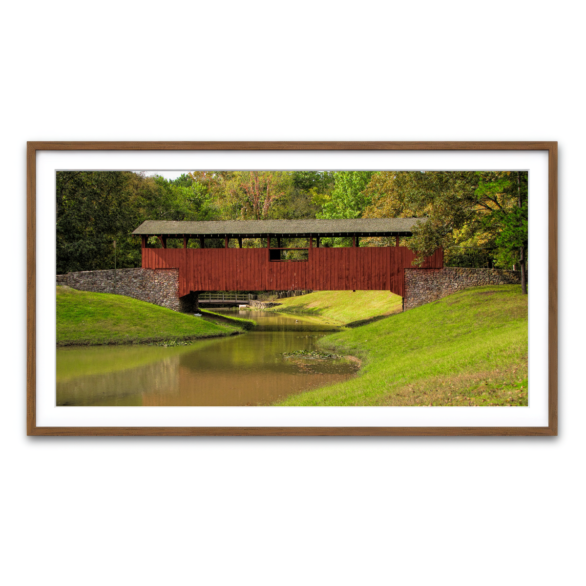 Framed Print 2x1 Walnut