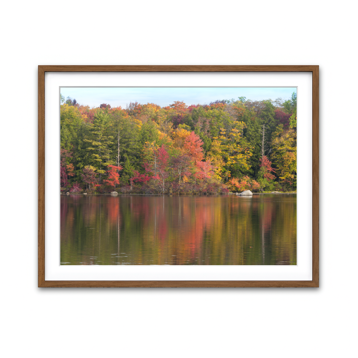 Framed Print 4x3 Walnut