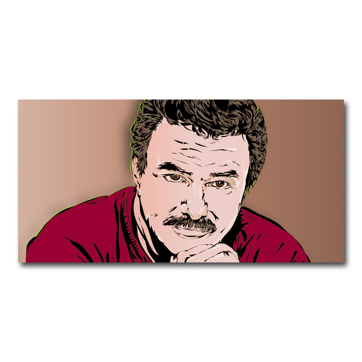 AUTO-MOCKUP WHITE | Burt Reynolds | 1 Piece | Gallery Wrap Canvas | group=2x1