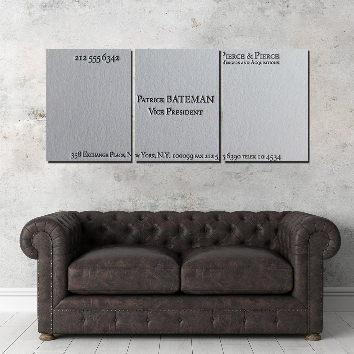 Business Card Wall Art