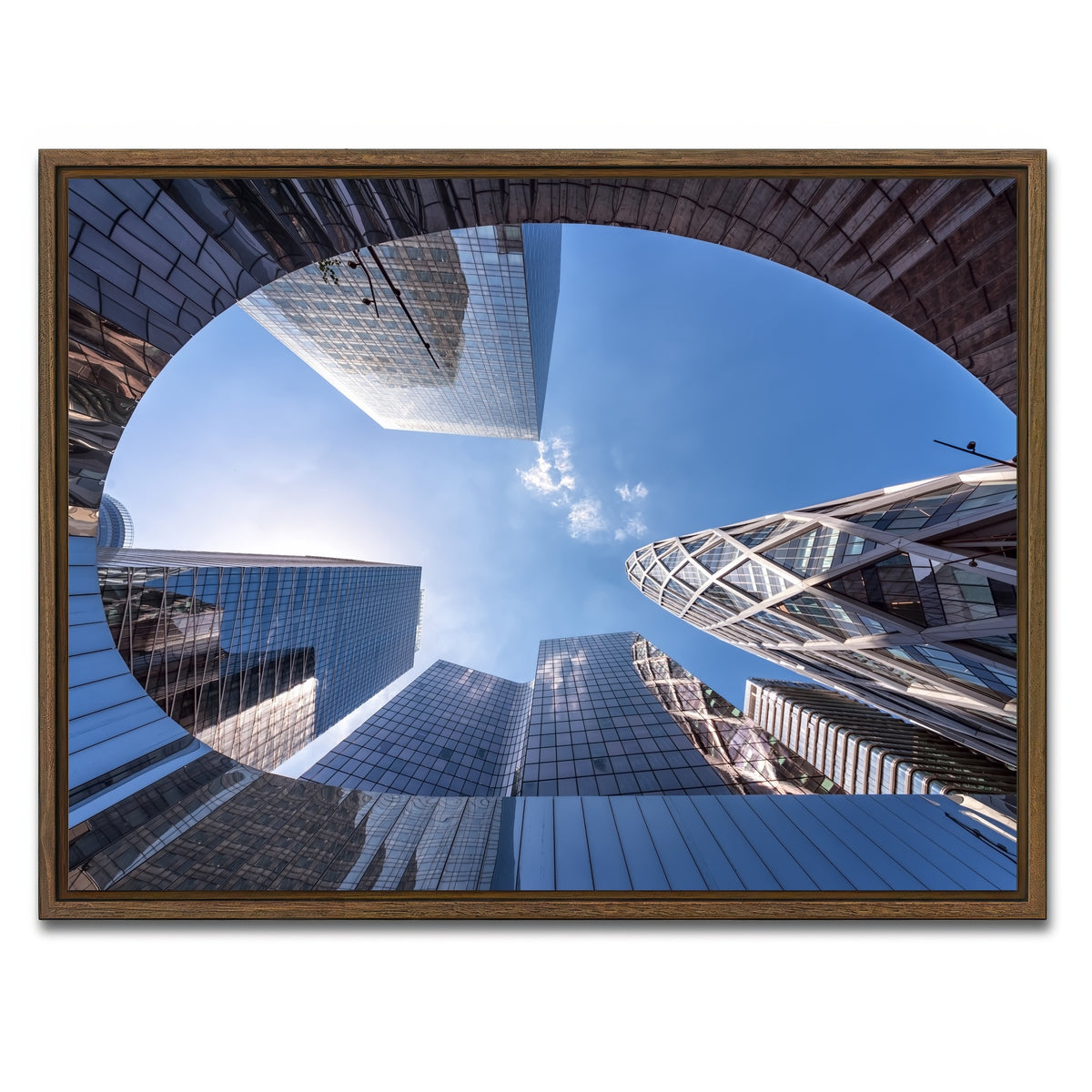 AUTO-MOCKUP WHITE | Business Area | 1 Piece | Walnut Framed Canvas | group=4x3
