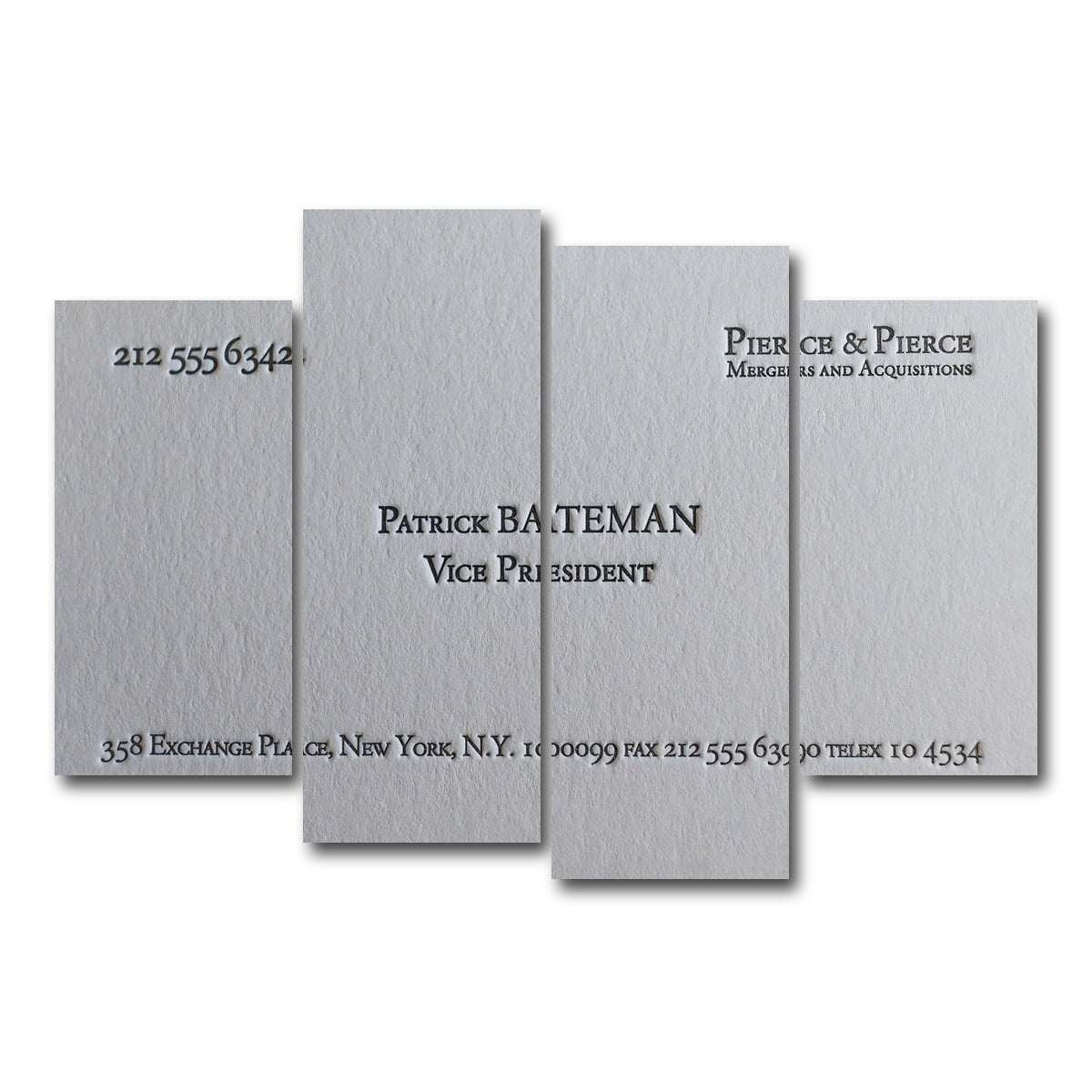 AUTO-MOCKUP WHITE | Business Card | 4 Piece | Gallery Wrap Canvas | group=4_short