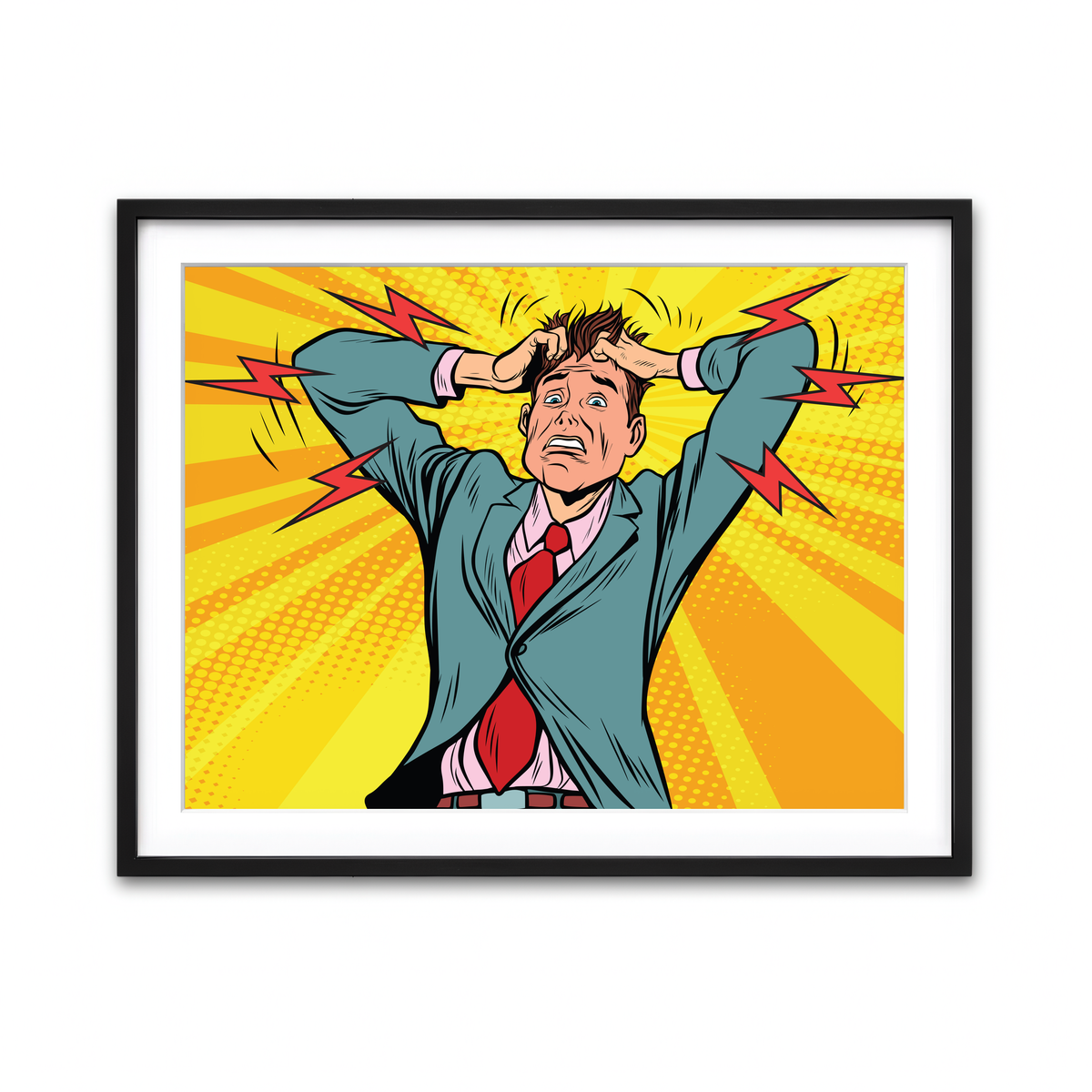 Framed Print 4x3 Black