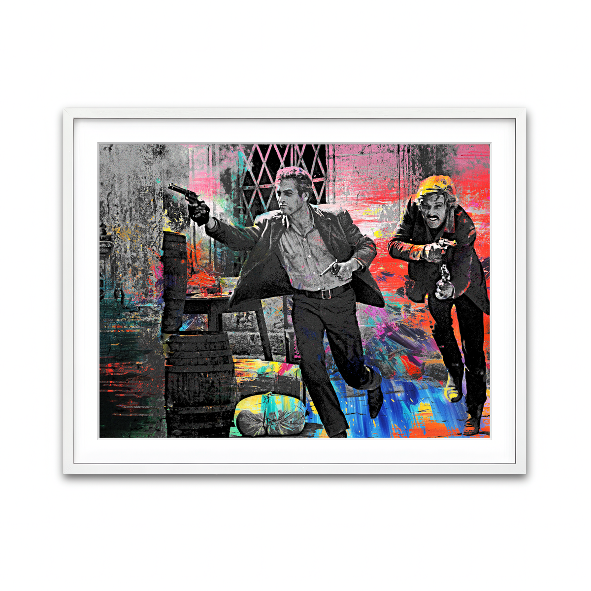 Framed Print 4x3 White