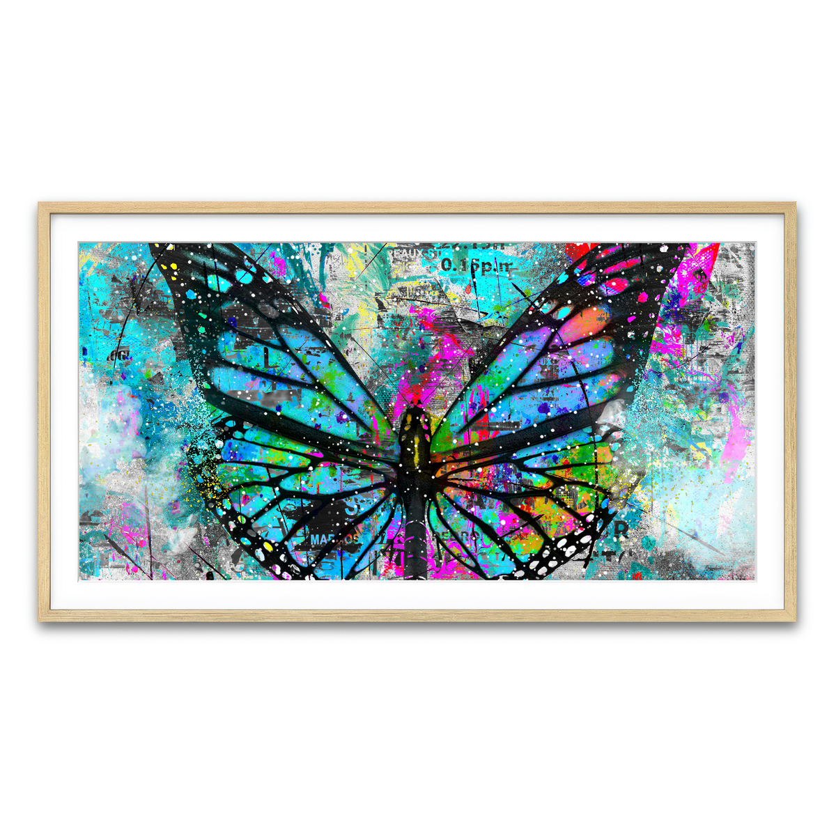 Framed Print 2x1 Natural