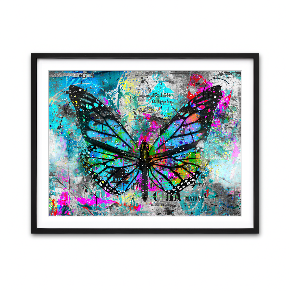 Framed Print 4x3 Black