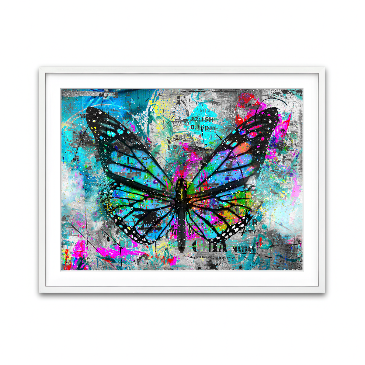 Framed Print 4x3 White