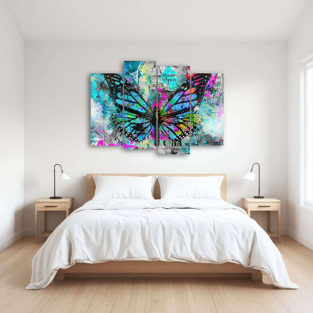 AUTO-MOCKUP ROOM | Butterfly Paint