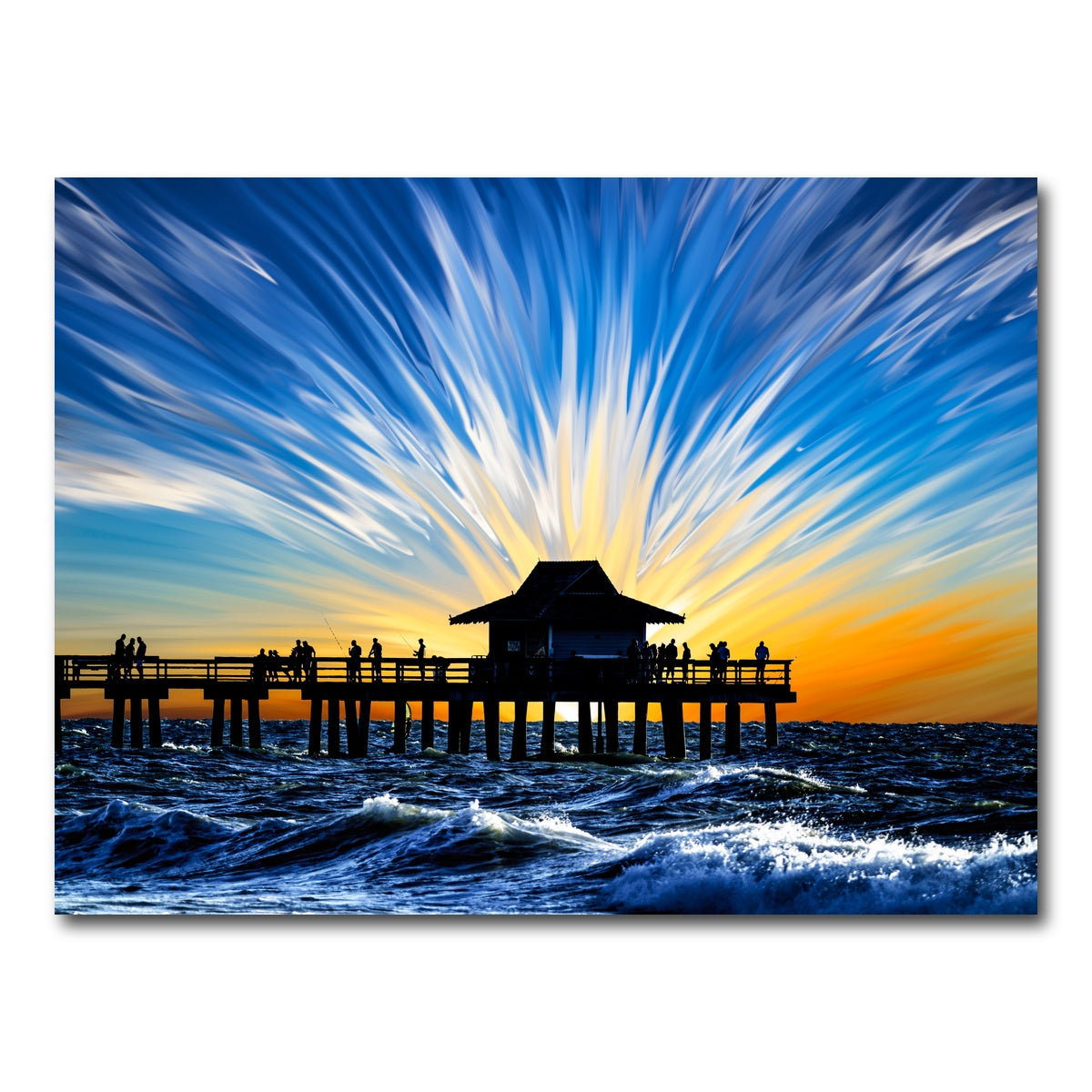 AUTO-MOCKUP WHITE | By the Pier 4 | 1 Piece | Gallery Wrap Canvas | group=4x3