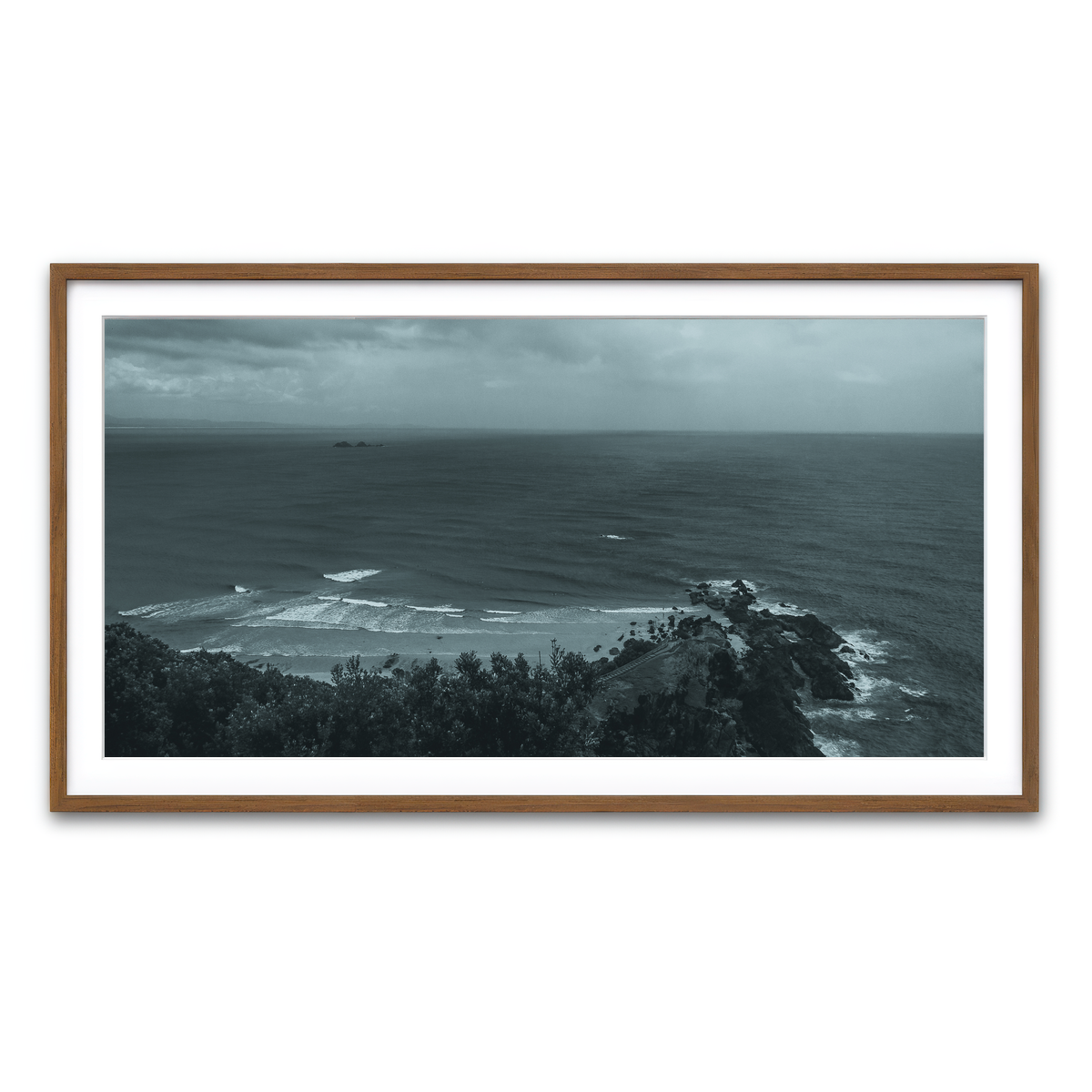 Framed Print 2x1 Walnut