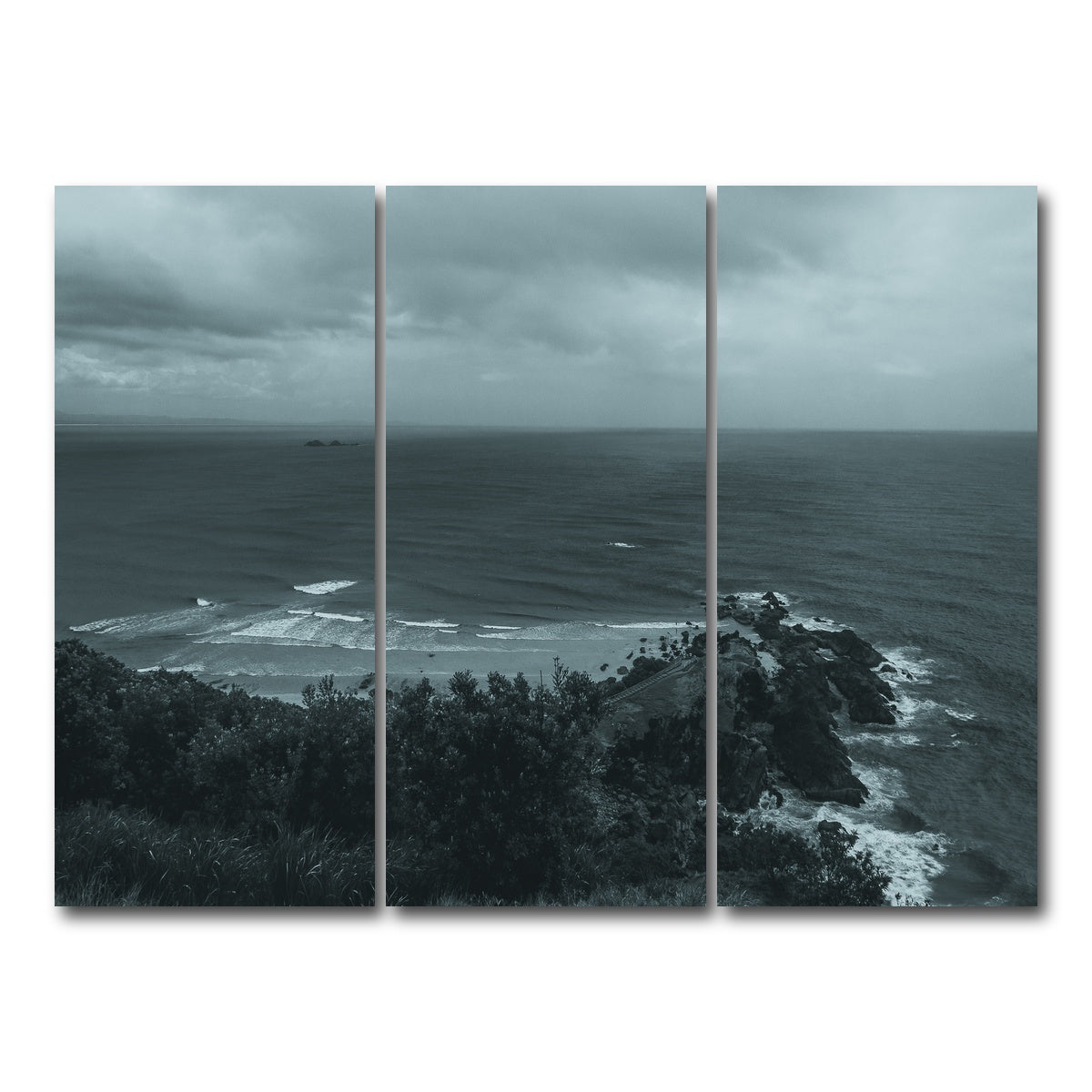 AUTO-MOCKUP WHITE | Byron Bay Surf Days | 3 Piece | Gallery Wrap Canvas | group=8x18