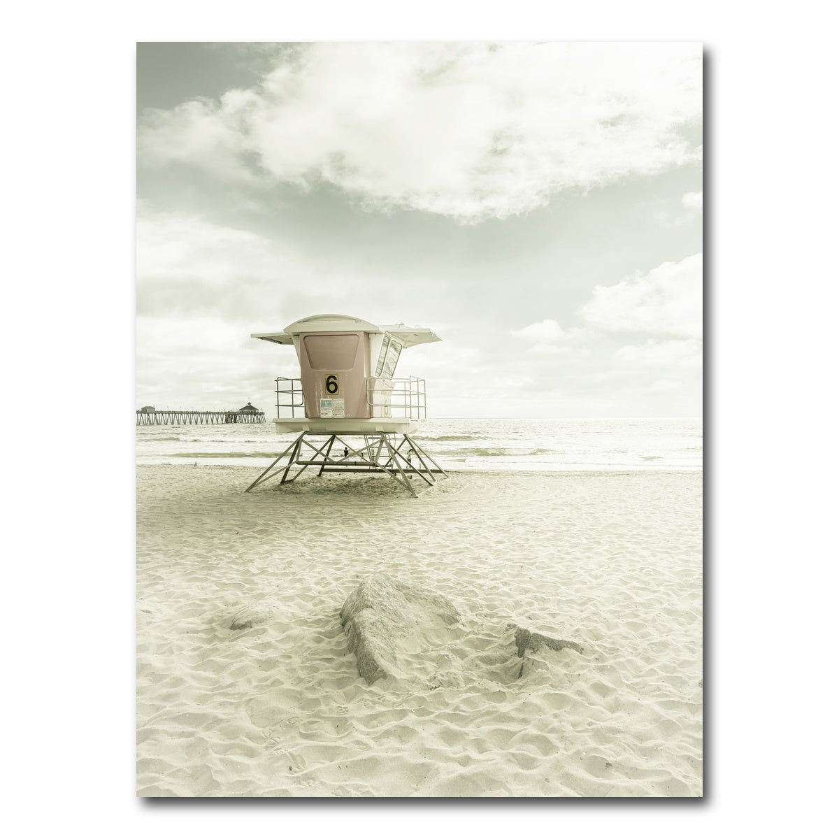 AUTO-MOCKUP WHITE | CALIFORNIA Vintage Imperial Beach | 1 Piece | Gallery Wrap Canvas | group=3x4