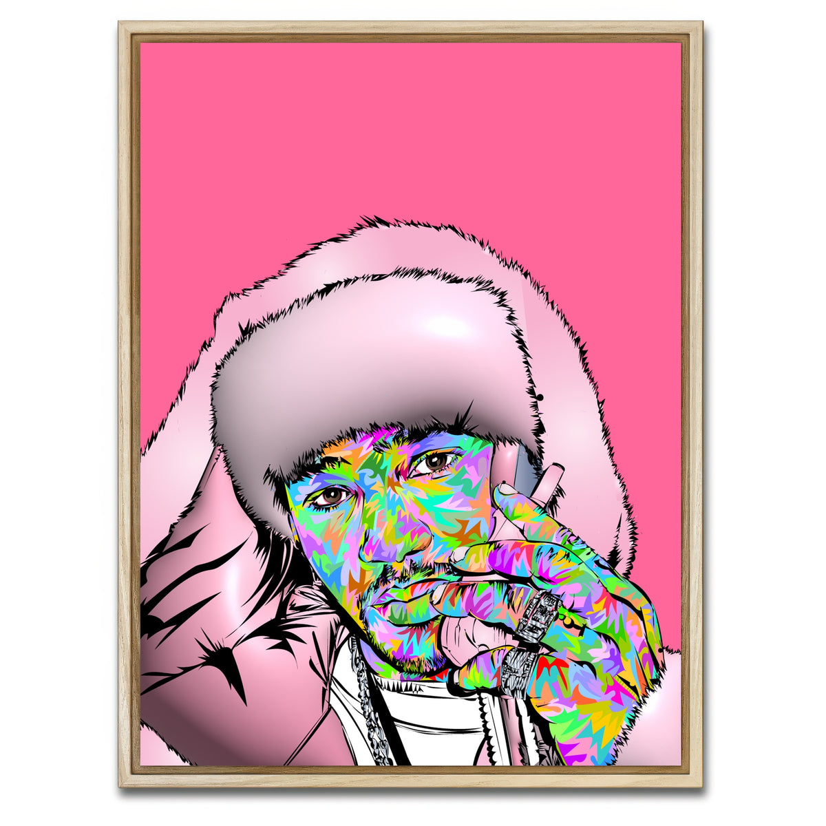 AUTO-MOCKUP WHITE | CAMRON | 1 Piece | Natural Framed Canvas | group=3x4