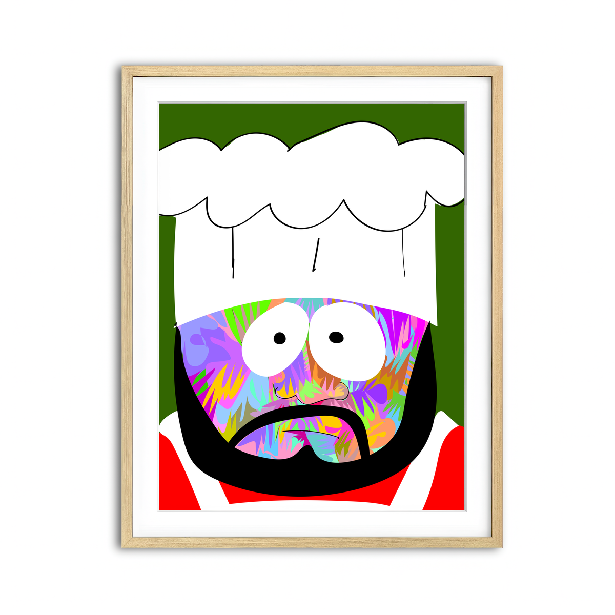 Framed Print 3x4 Natural