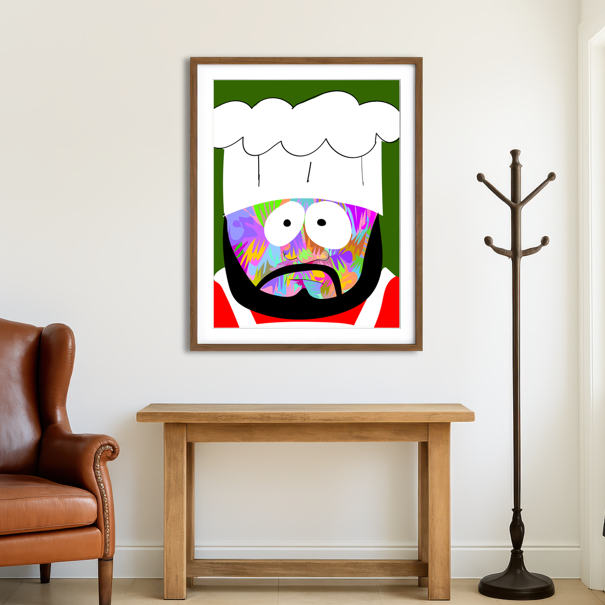 AUTO-MOCKUP ROOM | Chef Wall Art
