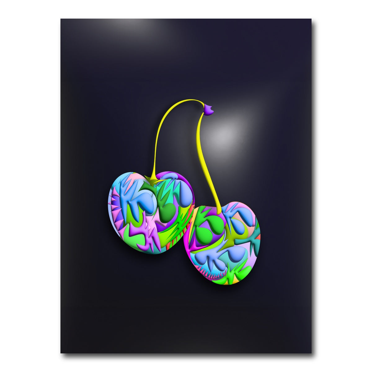 AUTO-MOCKUP WHITE | CHERRIES | 1 Piece | Gallery Wrap Canvas | group=3x4