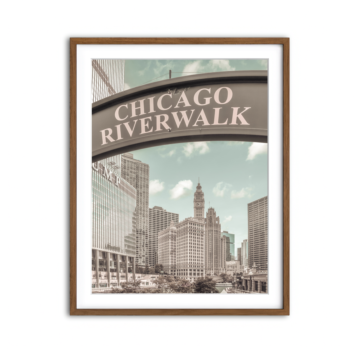 Framed Print 3x4 Walnut