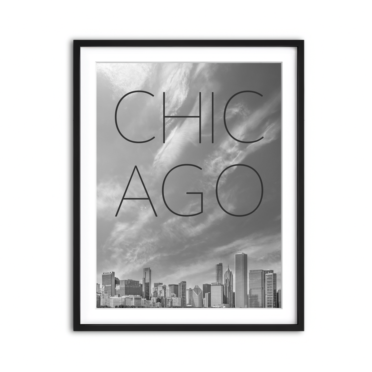 Framed Print 3x4 Black