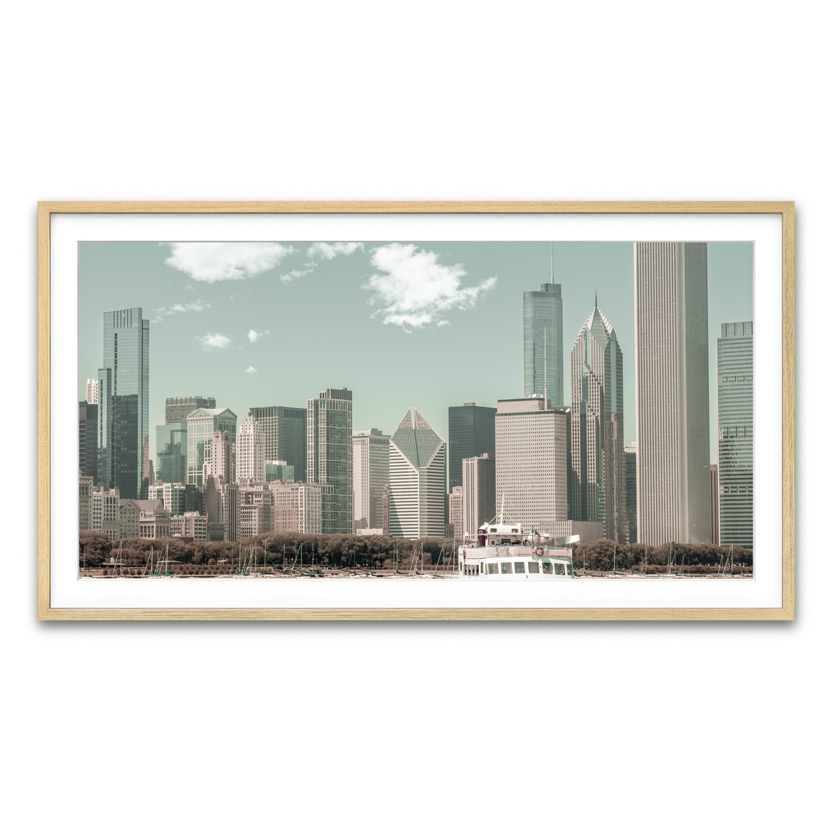 Framed Print 2x1 Natural