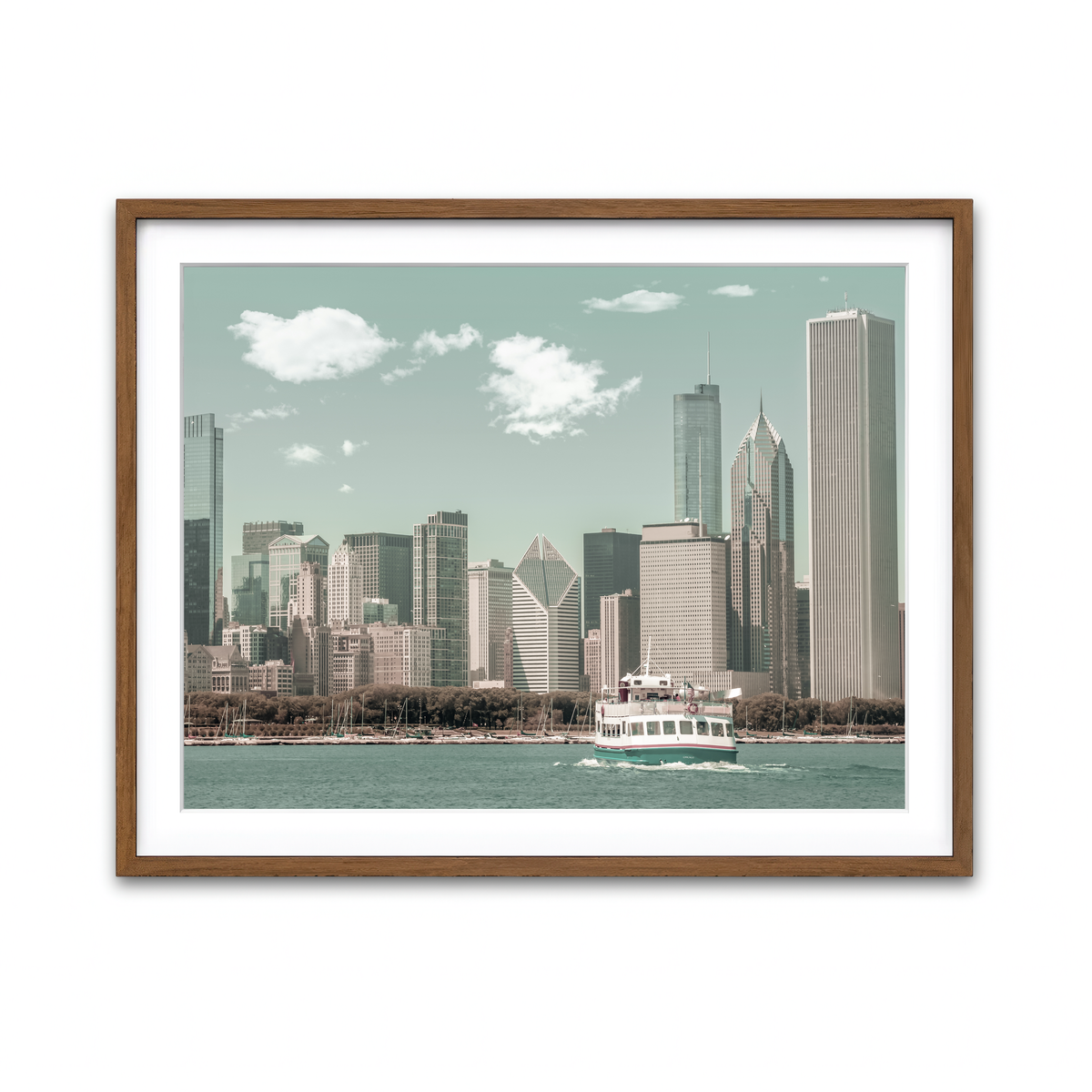 Framed Print 4x3 Walnut