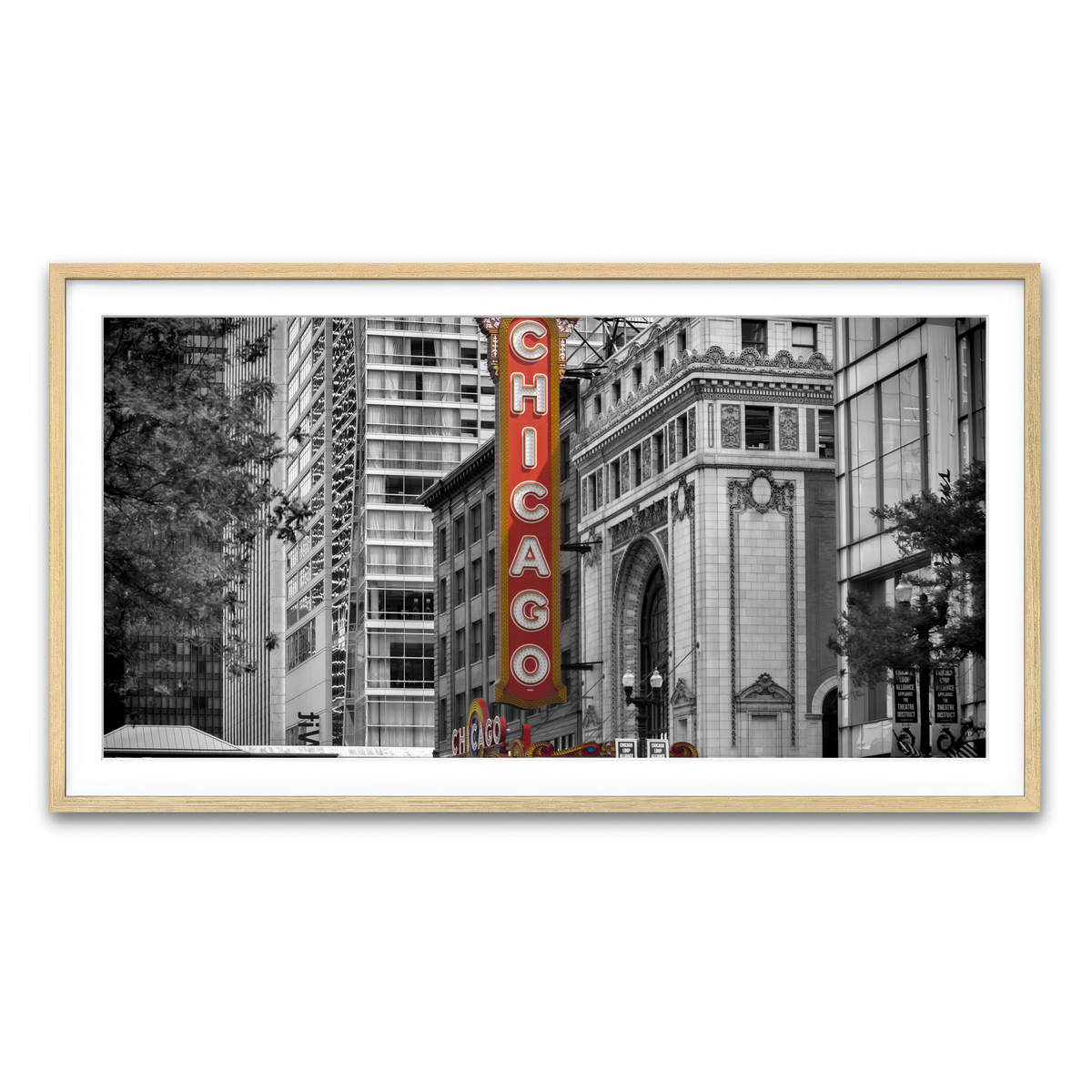 Framed Print 2x1 Natural