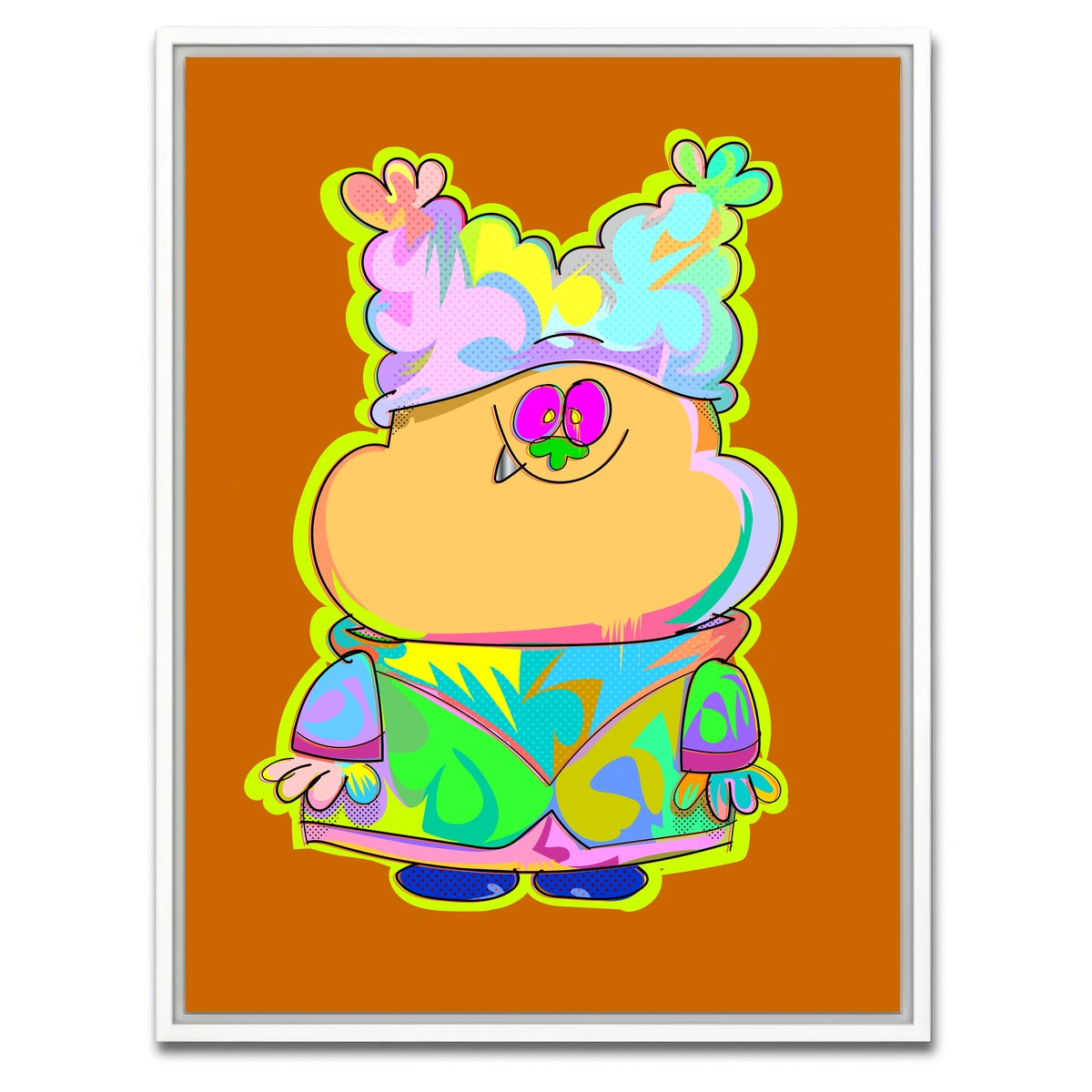 AUTO-MOCKUP WHITE | CHOWDER | 1 Piece | White Framed Canvas | group=3x4