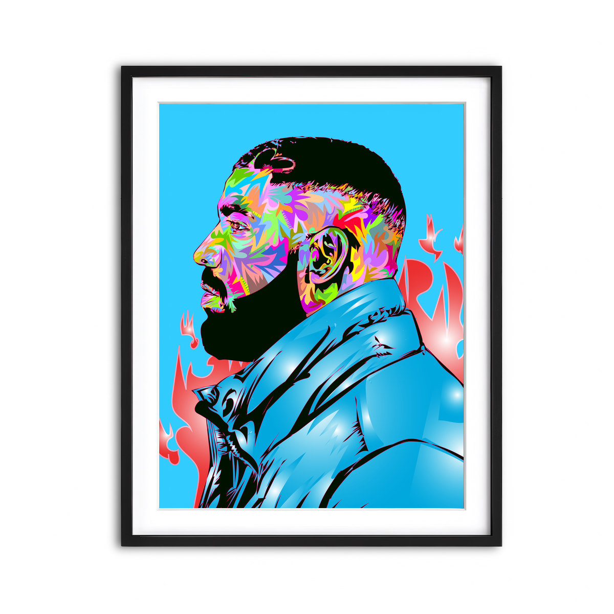 Framed Print 3x4 Black