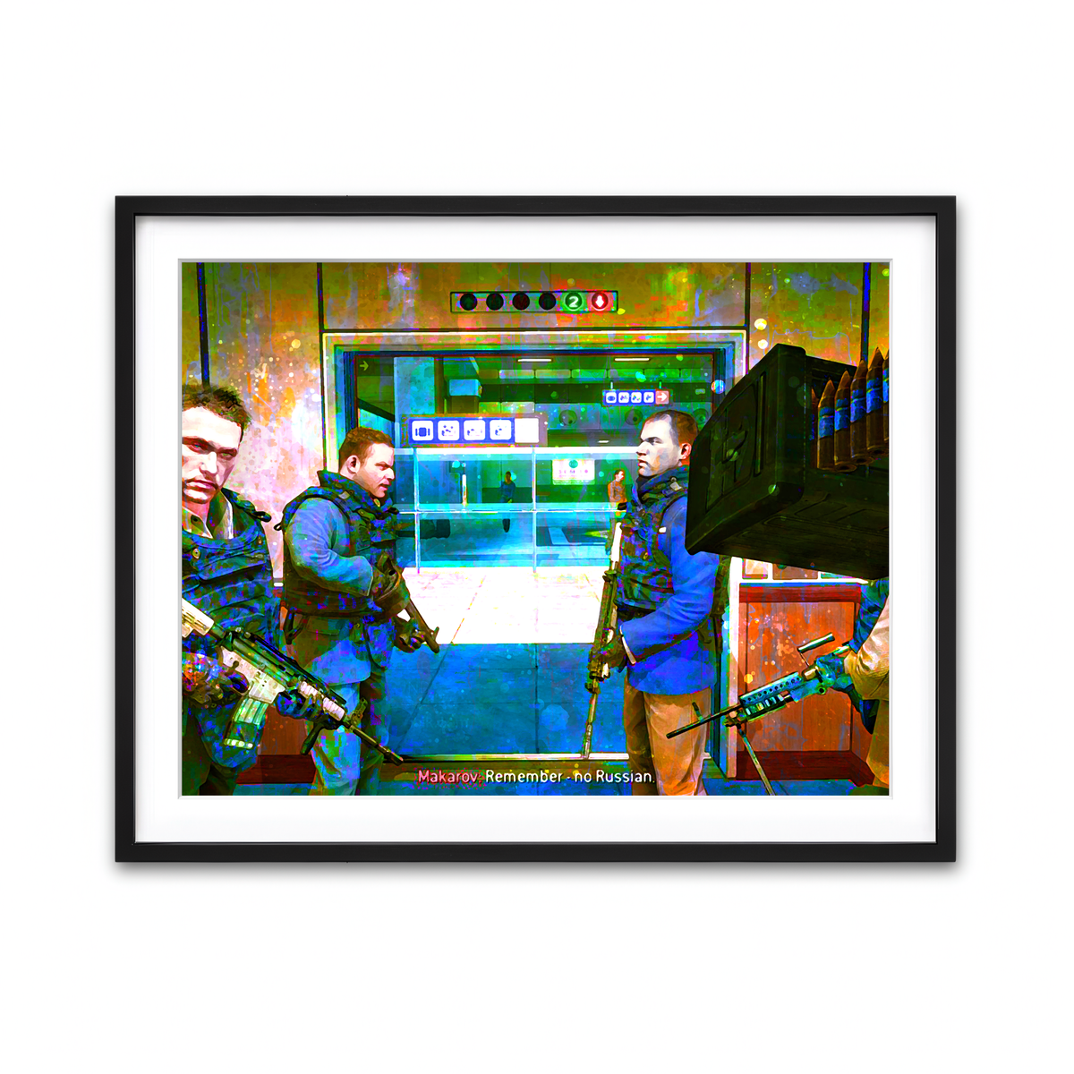 Framed Print 4x3 Black