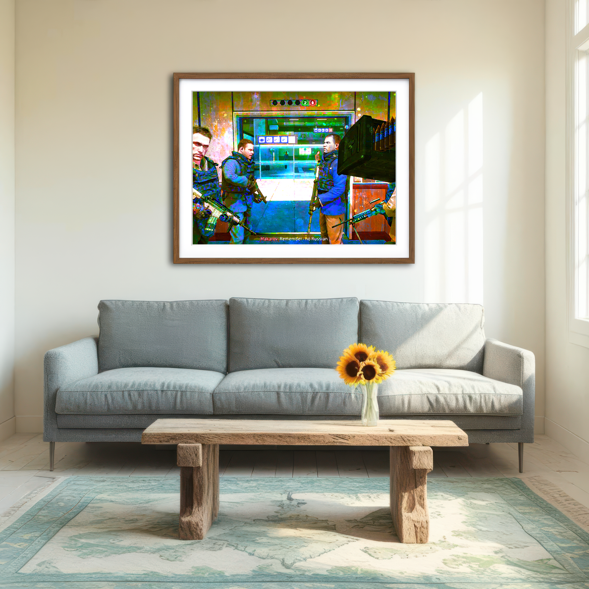 AUTO-MOCKUP ROOM | COD Elevator Wall Art