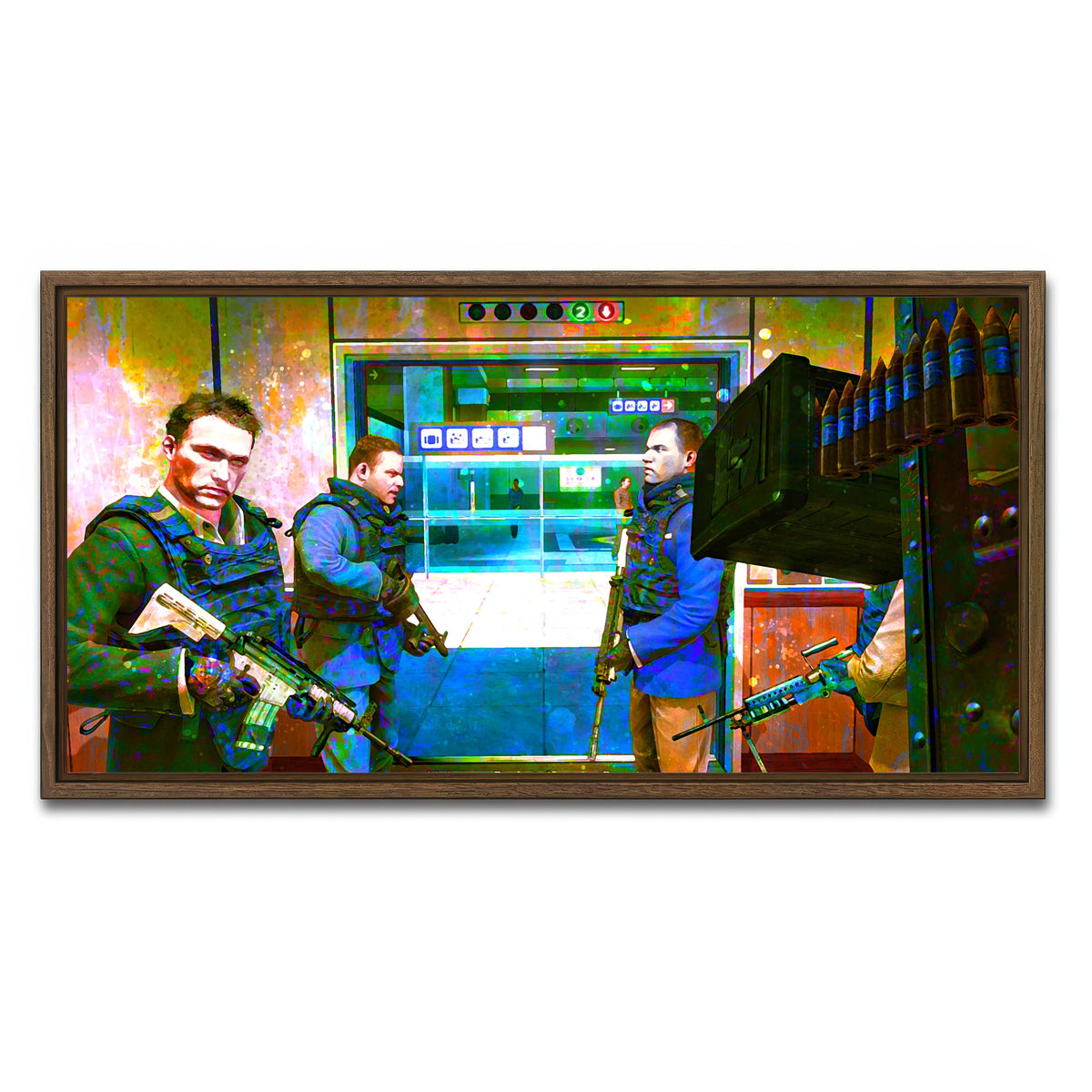 AUTO-MOCKUP WHITE | COD Elevator | 1 Piece | Walnut Framed Canvas | group=2x1