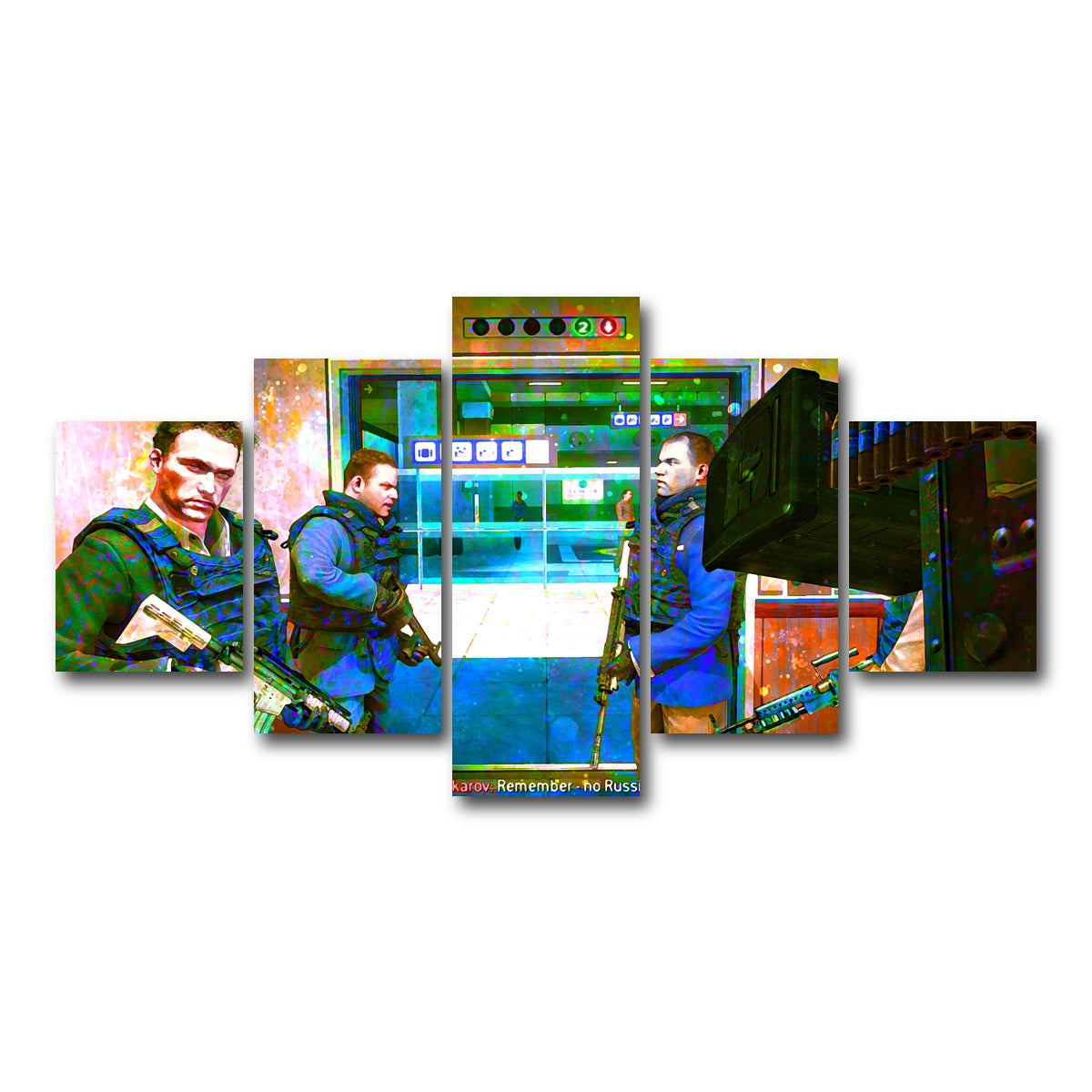 AUTO-MOCKUP WHITE | COD Elevator | 5 Piece | Gallery Wrap Canvas | group=5_short