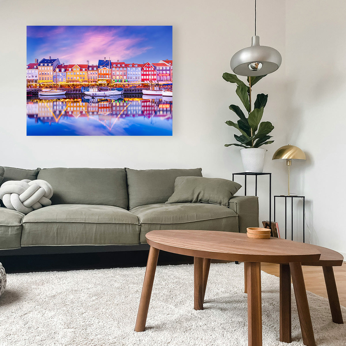 COPENHAGEN Nyhavn Idyllic Evening Impression Wall Art