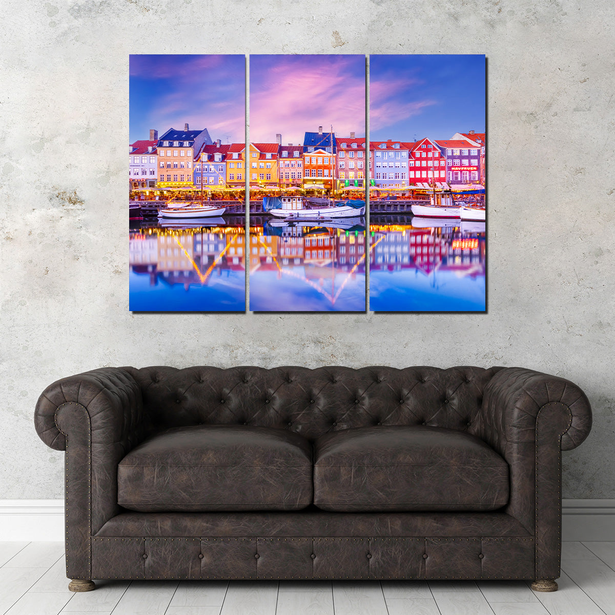 COPENHAGEN Nyhavn Idyllic Evening Impression Wall Art