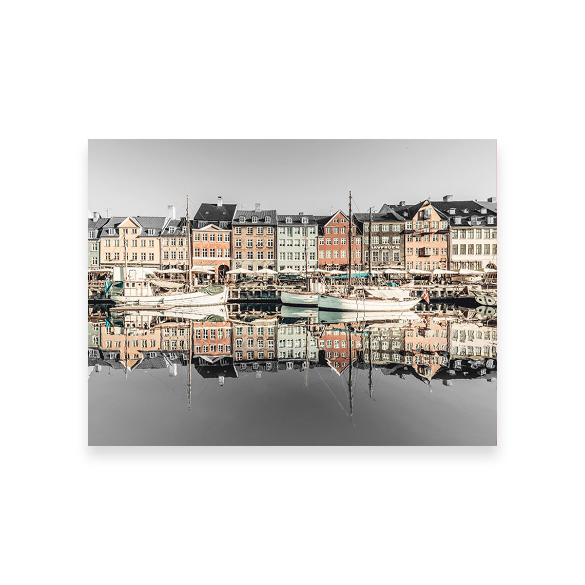 COPENHAGEN VINTAGE Nyhavn in the Morning Wall Art