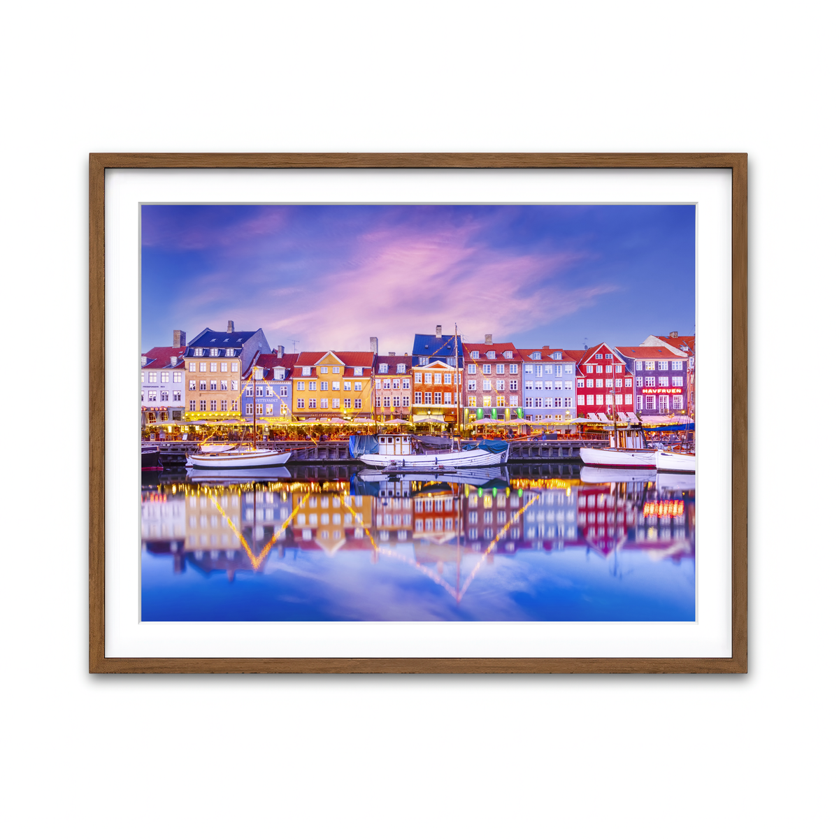 Framed Print 4x3 Walnut