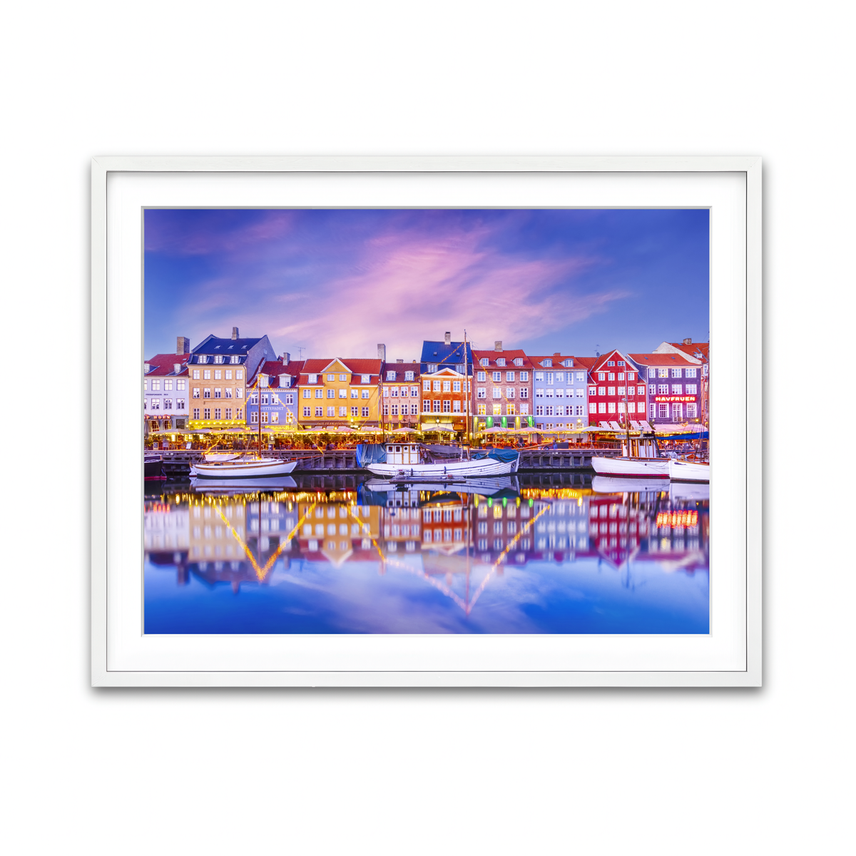 Framed Print 4x3 White