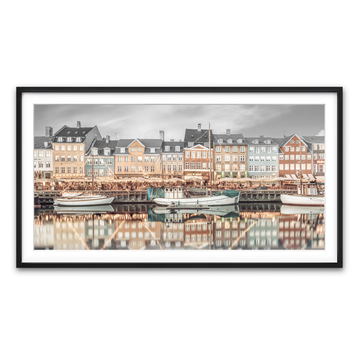 Framed Print 2x1 Black