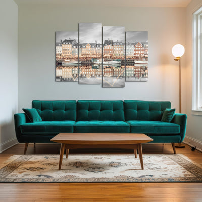 AUTO-MOCKUP ROOM | COPENHAGEN VINTAGE Nyhavn Idyllic Evening Impression