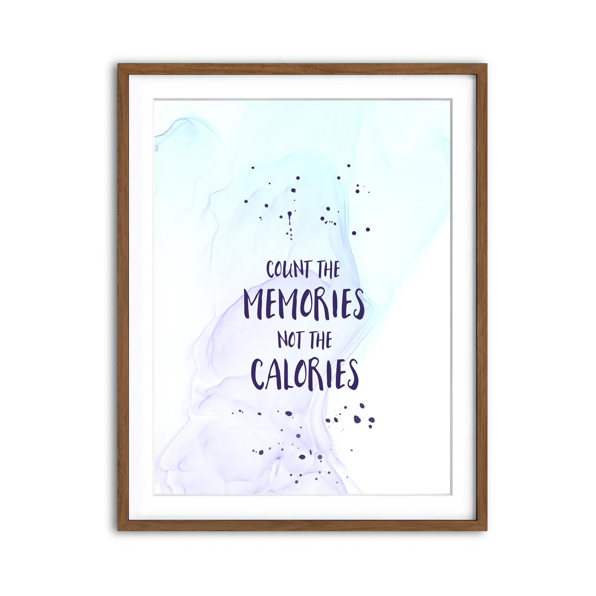 Framed Print 3x4 Walnut