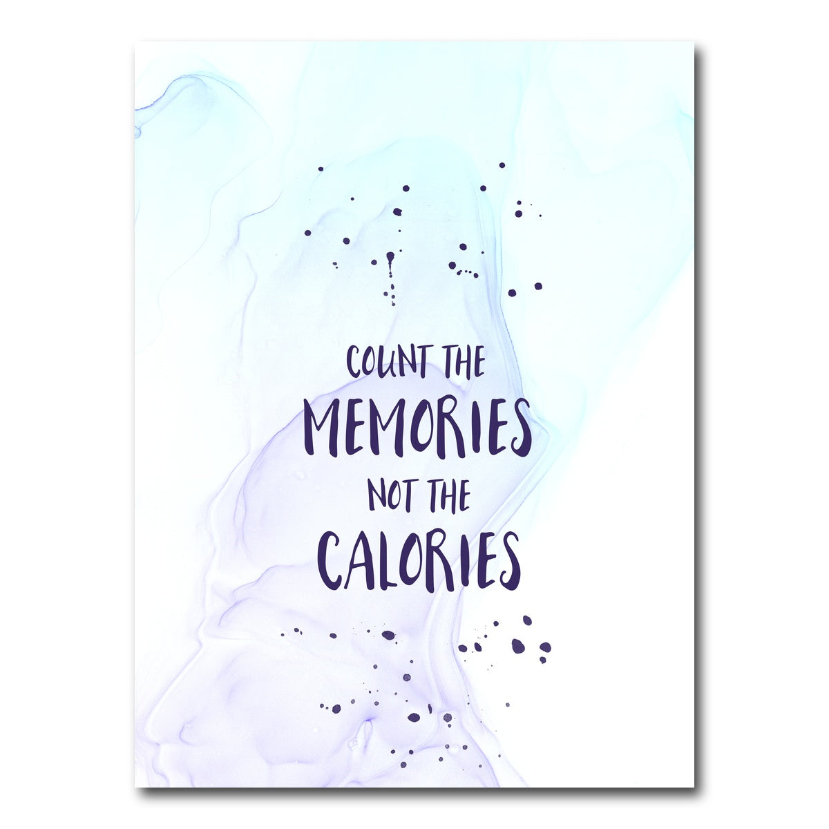 AUTO-MOCKUP WHITE | COUNT THE MEMORIES | 1 Piece | Gallery Wrap Canvas | group=3x4