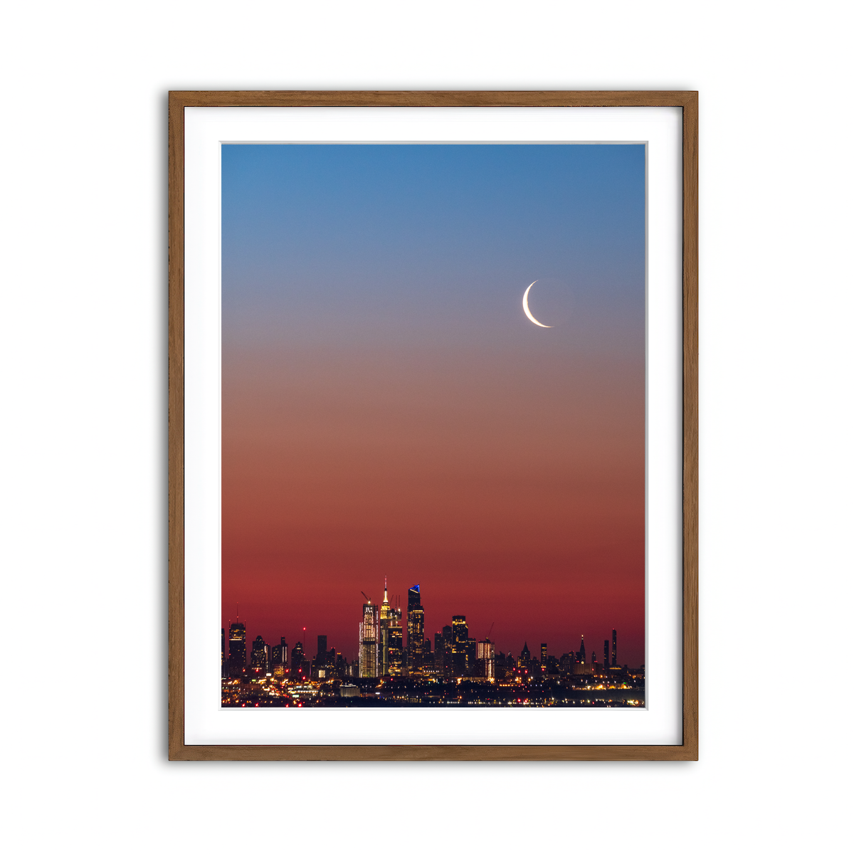 Framed Print 3x4 Walnut