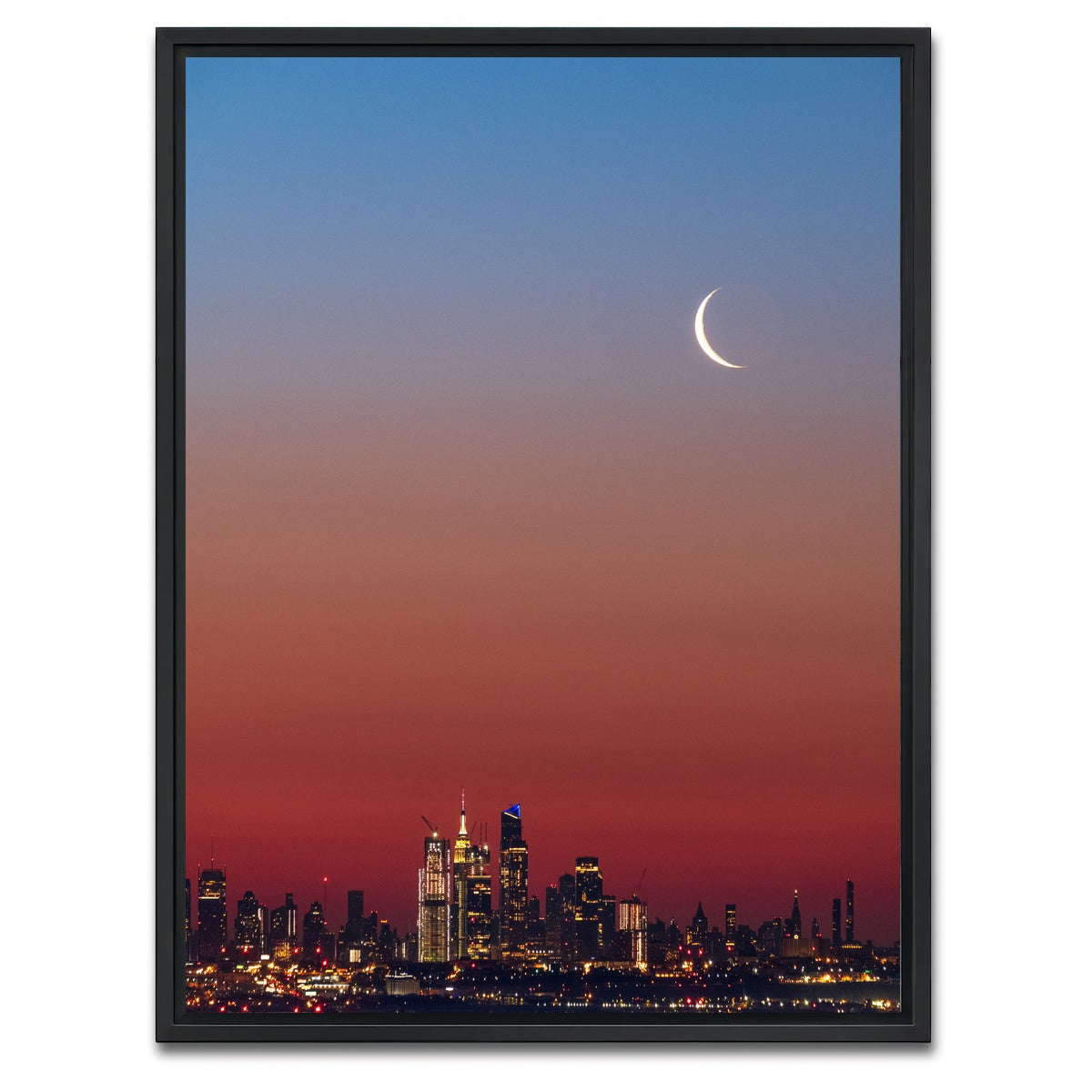 AUTO-MOCKUP WHITE | C Moon | 1 Piece | Black Framed Canvas | group=3x4