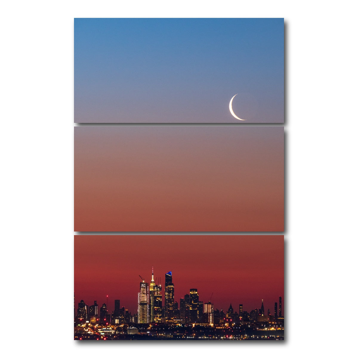 AUTO-MOCKUP WHITE | C Moon | 3 Piece | Gallery Wrap Canvas | group=12x24_stacked