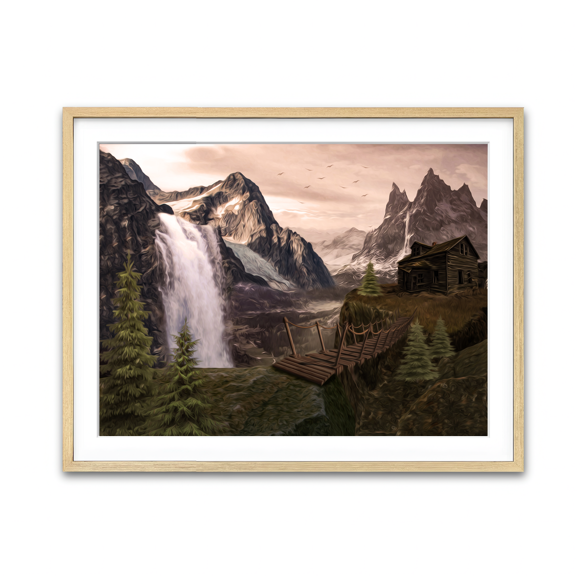 Framed Print 4x3 Natural